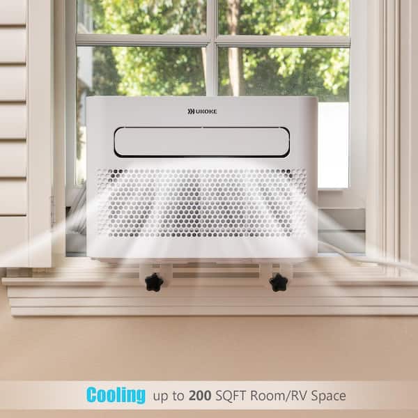 ukoke 5,000 BTU 115V Window Air Conditioner Cools 200 Sq. Ft. with 