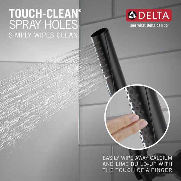 Grail 1-Spray 2 in. Single Wall Mount Handheld Shower Head in Matte Black Grail 1-Spray 2 in. Single Wall Mount Handheld Shower Head in Matte Black
