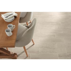 Capel Bianco 6 in. x 24 in. Matte Ceramic Floor and Wall Tile (17 sq. ft./Case)
