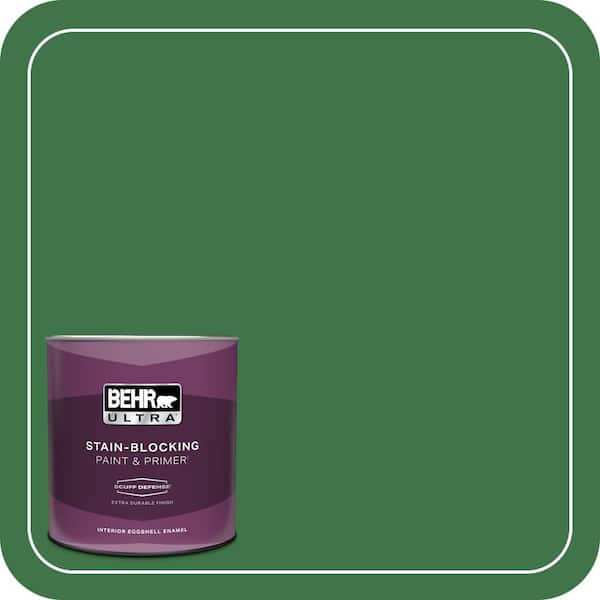 BEHR ULTRA 1 qt. #P410-7 Grasslands Extra Durable Eggshell Enamel Interior Paint & Primer