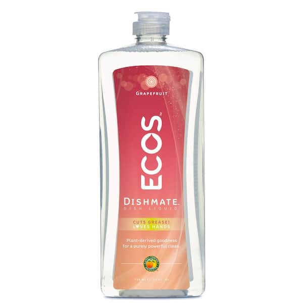 ECOS 25 oz. Squeeze Bottle Ultra Dishmate Grapefruit Scent Dishwashing Liquid