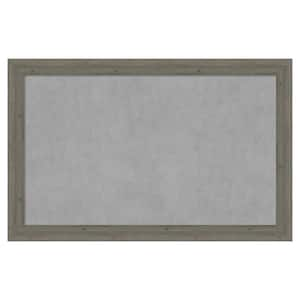 Fencepost Grey Narrow 45 in. x 29 in. Framed Magnetic Board