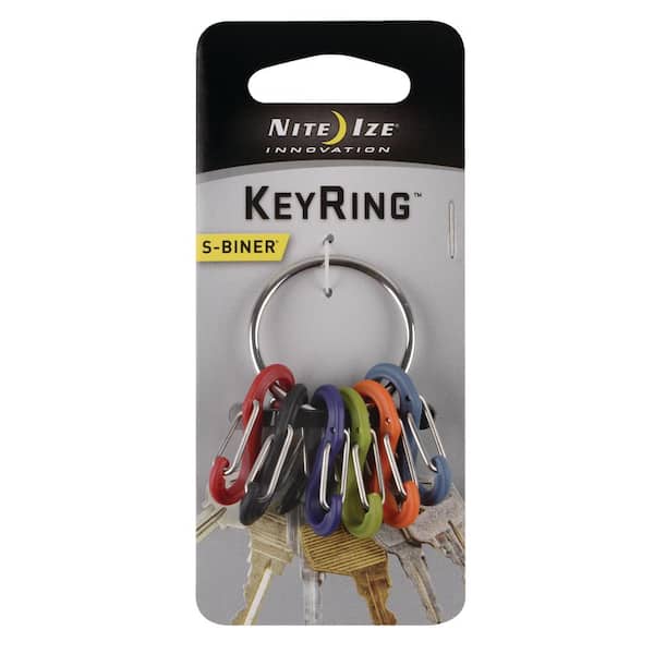 Lot of 96 Carabiner 3/" Aluminum Hook Lock Keychain Key Ring Spring Belt Clip