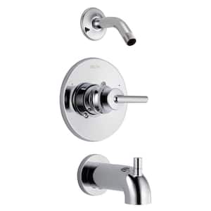Trinsic 1-Handle Tub and Shower Faucet Trim Kit in Chrome with Less Shower Head (Valve and Showerhead Not Included)