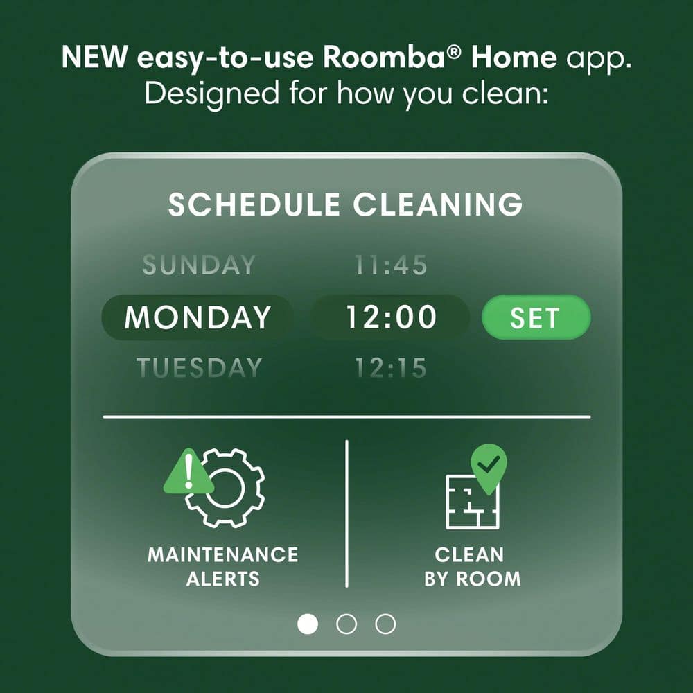 Roomba 105 Vac 13.2 in. Robotic Vacuum with Smart Navigation in Black