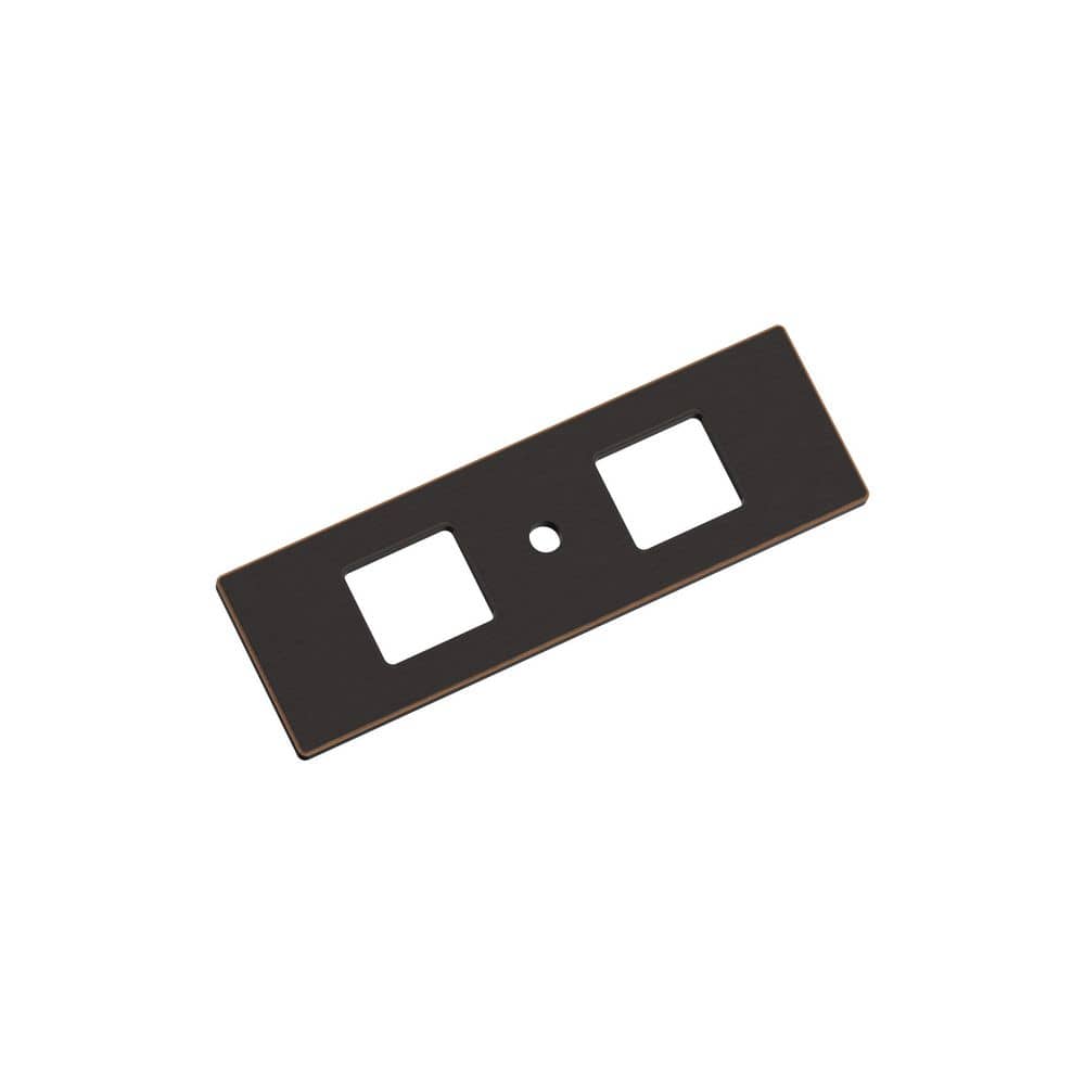 Medora 3-11/16 in. (94 mm) Length Rectangle Oil-Rubbed Bronze Knob Cabinet Backplate price history on PriceWatchPro