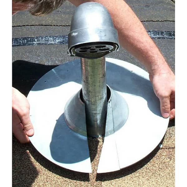 All Style Retro-Spin Galvanized Steel Roof Flashing for 2.5 All Style Retro-Spin Galvanized Steel Roof Flashing for 2.5