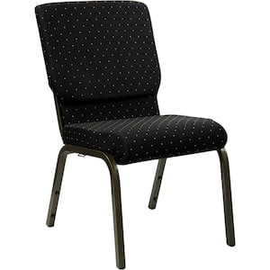 Fabric Stackable Chair in Black