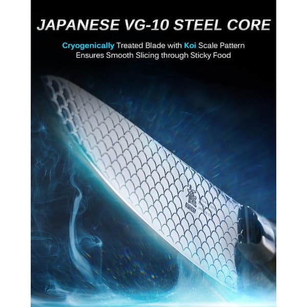 KYOKU Shogun Koi Series 3.5 in. VG10 Stainless Steel V Edge