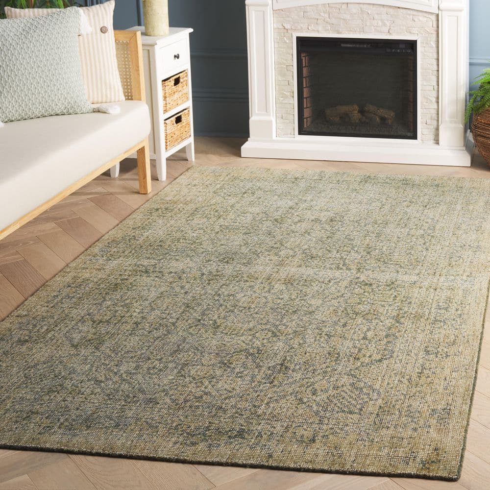 Maharaja 5 ft. x 8 ft. Green Oriental Area Rug price history on PriceWatchPro