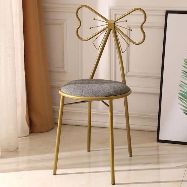 Modern vanity stool with back hot sale