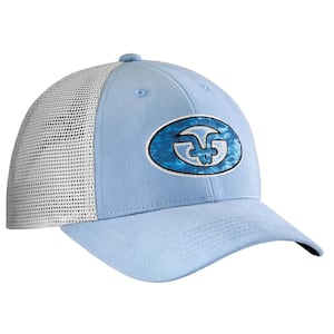 Water Camo Trucker Hat in Blue
