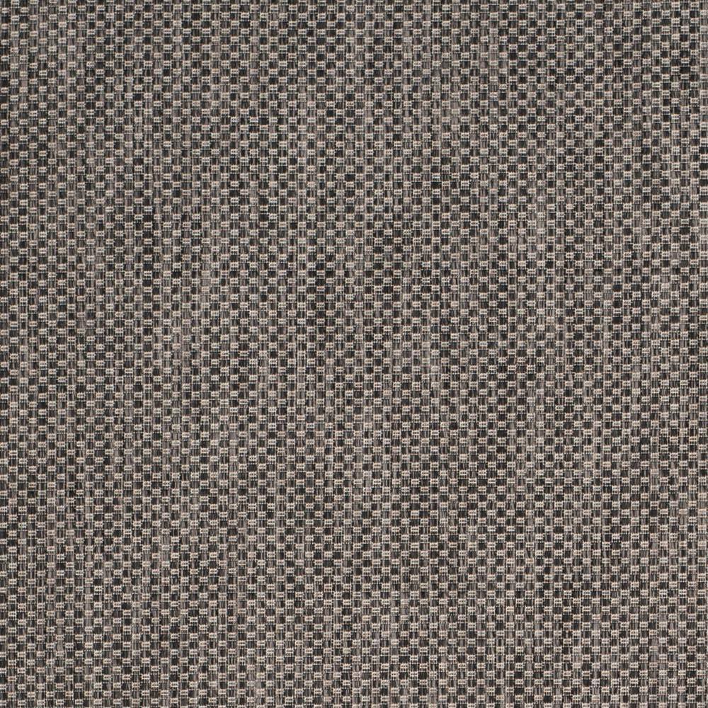 Black and Beige Synthetic Flat Woven Reversible Area Rug, 8' x 11'