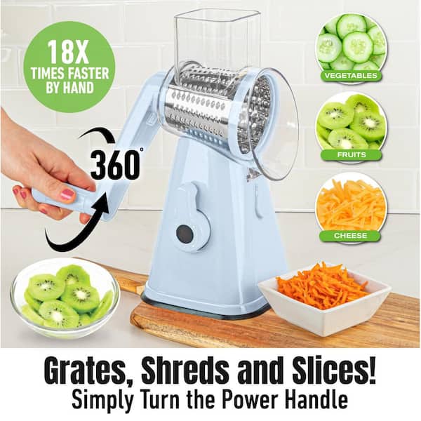 As Seen on TV NutriSlicer 3-in-1 Spinning/Rotating Mandoline and