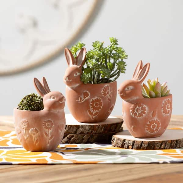 Rae Dunn Bunny Planters, lot deals of 3