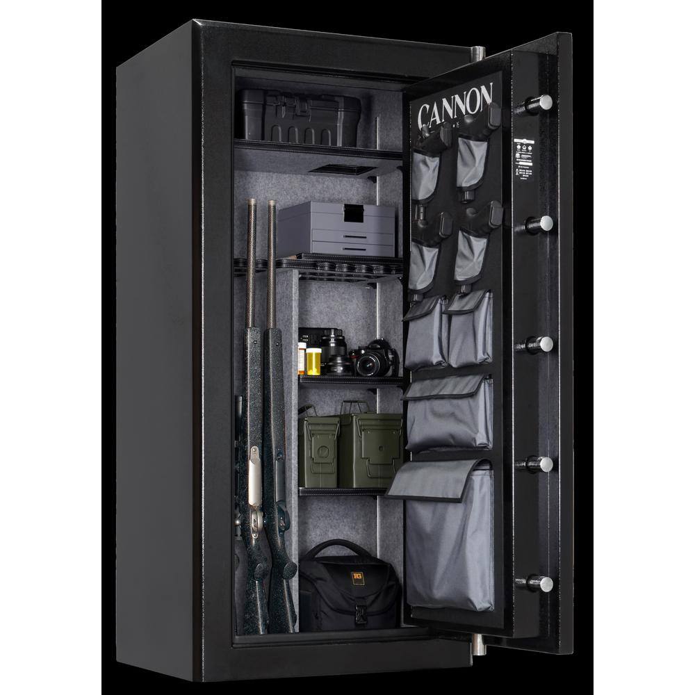 Fortified Black Steel 34 Gun Fireproof Digital Safe
