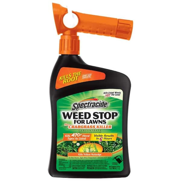 Spectracide Weed Stop 32 oz. Ready-to-Spray Concentrate for Lawns Plus Crabgrass Lawns