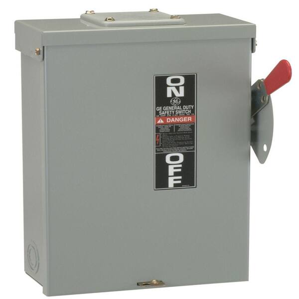 GE 60 Amp 240-Volt Fusible Outdoor General-Duty Safety Switch TG3222R