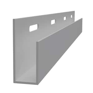 1/2 in. x 1-3/8 in. x 8 ft. Wall and Ceiling J Channel Gray PVC Trim (2 Per Box)