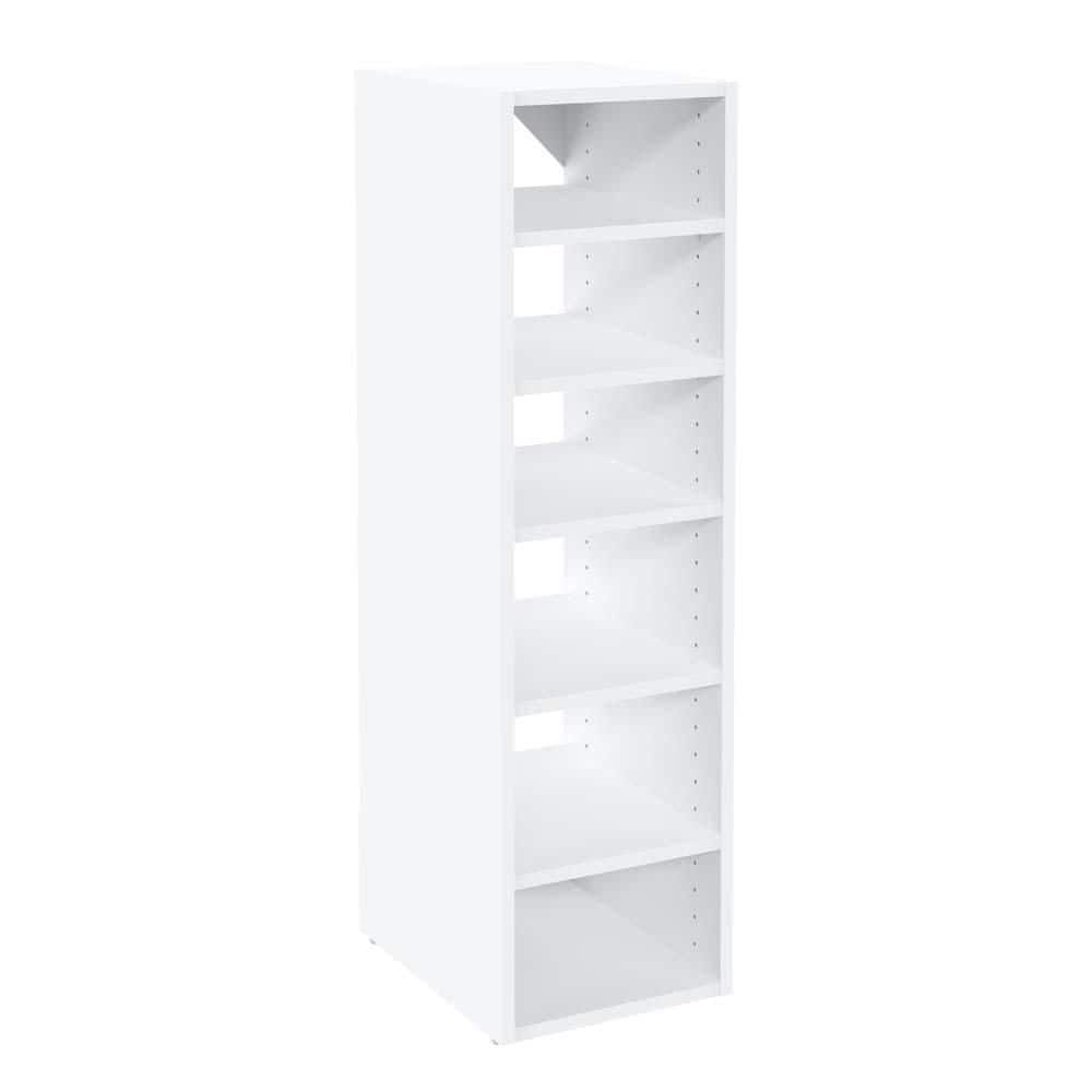 ClosetMaid 1565 Stackable 5-Shelf Organizer White 2-Pack 