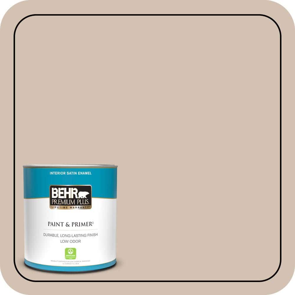 1 qt. #QE-11 Autumn Haze Satin Enamel Low Odor Interior Paint & Primer price history on PriceWatchPro