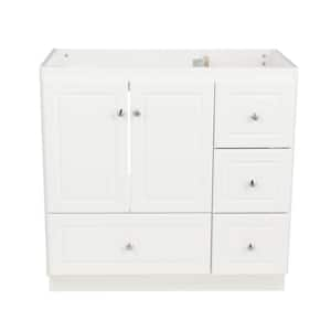 Ultraline 36 in. W x 21 in. D x 34.5 in. H Bath Vanity Cabinet without Top in Winterset