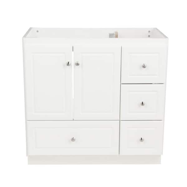Simplicity by Strasser Ultraline 36 in. W x 21 in. D x 34.5 in. H Bath Vanity Cabinet without Top in Winterset
