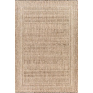 Innaki Brown 5 ft. x 7 ft. Indoor/Outdoor Area Rug