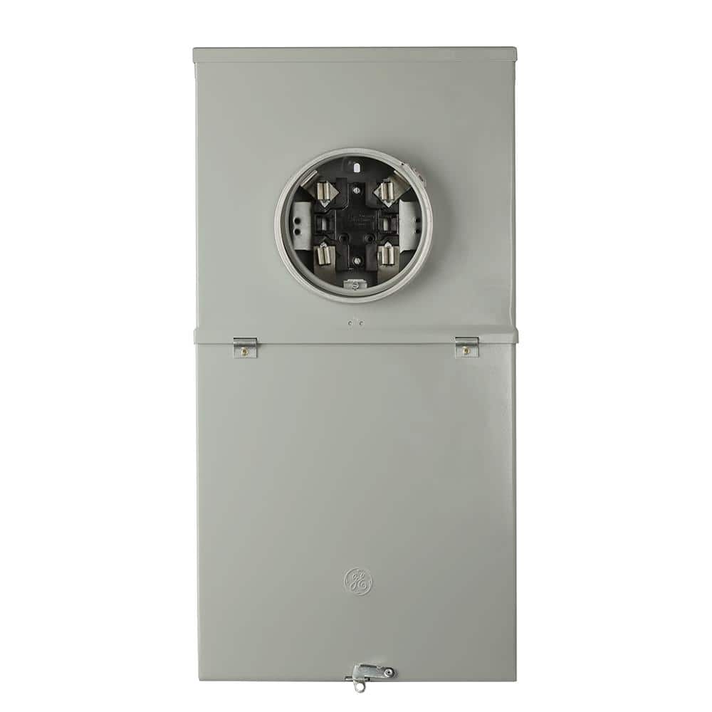 Outdoor 200 Amp 4-Space 8-Circuit Main Brkr Ring Surface Mount Overhead/Und