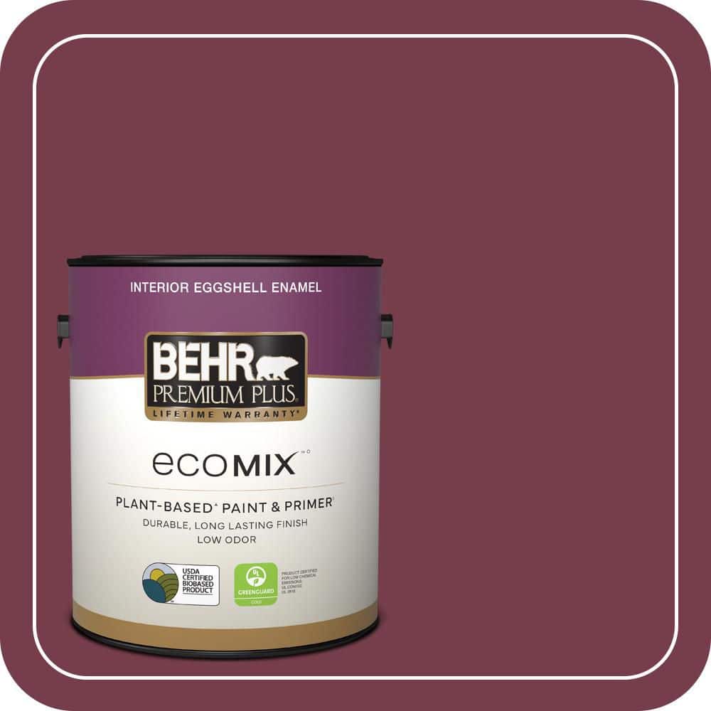 1 gal. #ICC-110 Vintage Merlot Eggshell Enamel EcoMix Plant-Based Interior Paint & Primer price history on PriceWatchPro