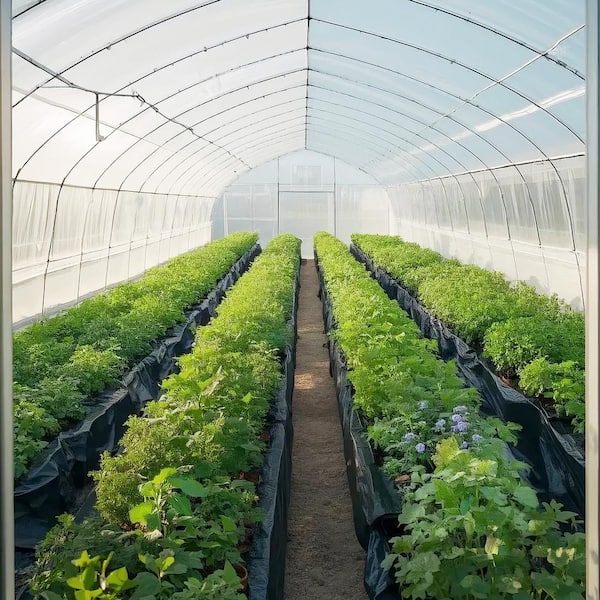 Plastic Sheeting Heavy Duty 10 x 100 ft. 6 mil Thick Plastic Sheeting Roll Underlayment Polyethylene Black