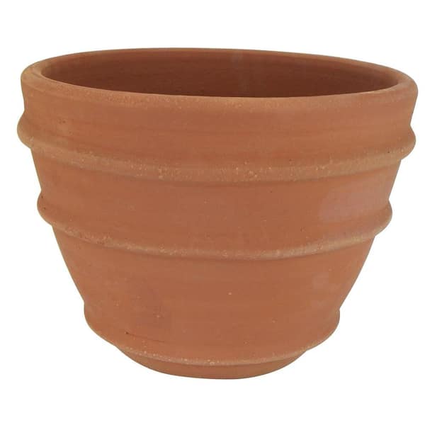 21 in. x 18.5 in. x 21 in. TerraCotta Clay Ornate Vase