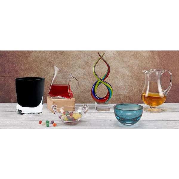 65 Mouth Blown European Made Medium Glass Pocket Vase 65 Mouth Blown European Made Medium Glass Pocket Vase
