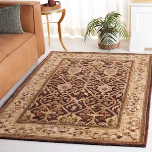 Persian Legend Brown/Beige Doormat 2 ft. x 3 ft. Border Area Rug