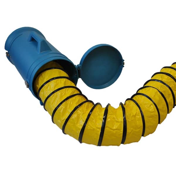 XPOWER 25 ft. PVC Ducting Hose with Carrier