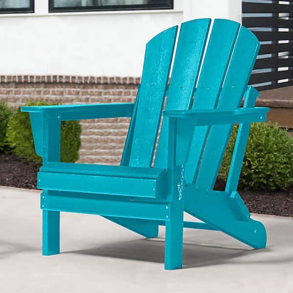 Westin Outdoor Addison Blue Folding, Plastic Outdoor Chairs Home Depot
