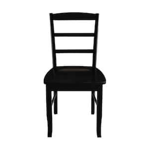 Madrid Black Wood Dining Chair (Set of 2)