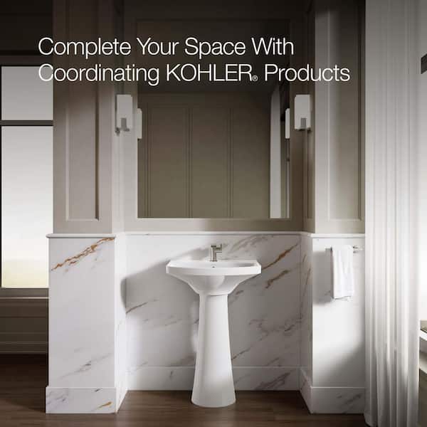 KOHLER Cimarron Vitreous China Pedestal in White K-2364-0 - The