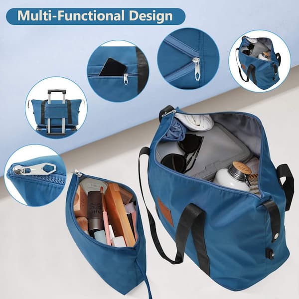 Polibi 6 or more-Piece Blue Hardshell and Lightweight Luggage Set