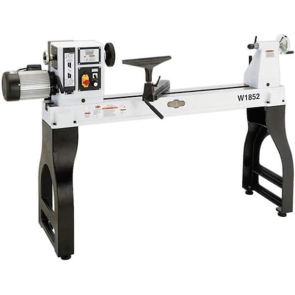 Shop Fox 22 in. x 42 in. 220-Volt 3 HP Variable Speed Wood Lathe W1852 -  The Home Depot