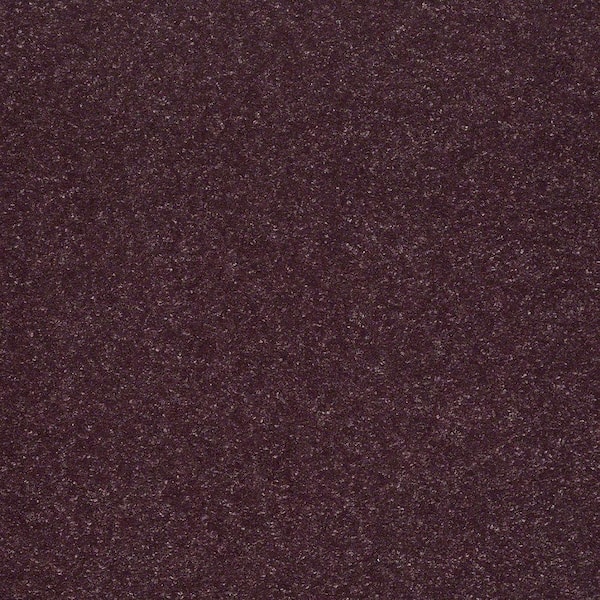 Home Decorators Collection 8 in. x 8 in. Texture Carpet Sample - Full Bloom II - Color Vineyard