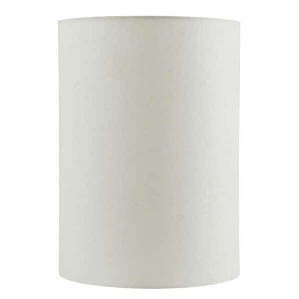 8 in. x 11 in. Off White Drum/Cylinder Lamp Shade