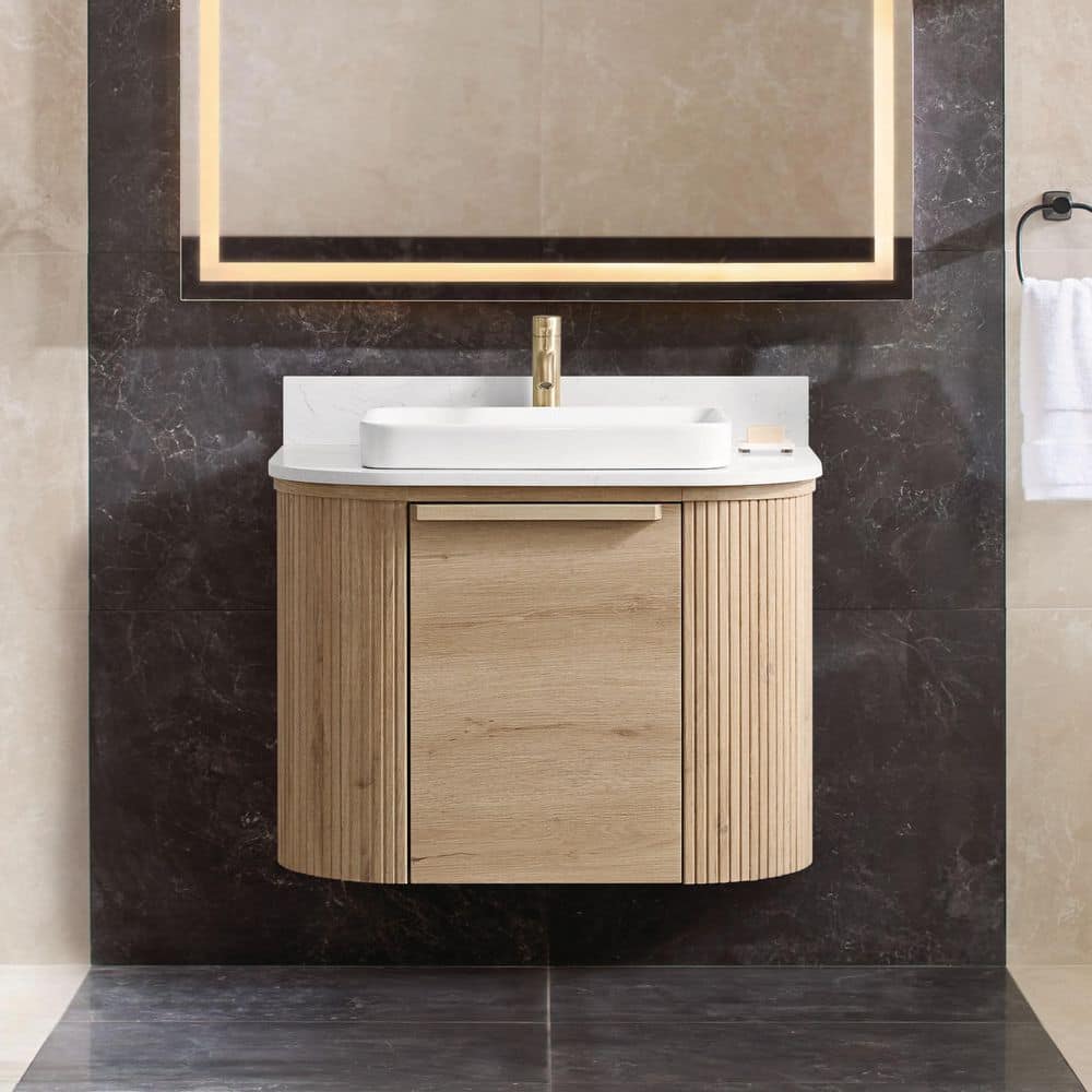 Glacier Bay Blake 31 in. Single Sink Floating Bathroom Vanity in