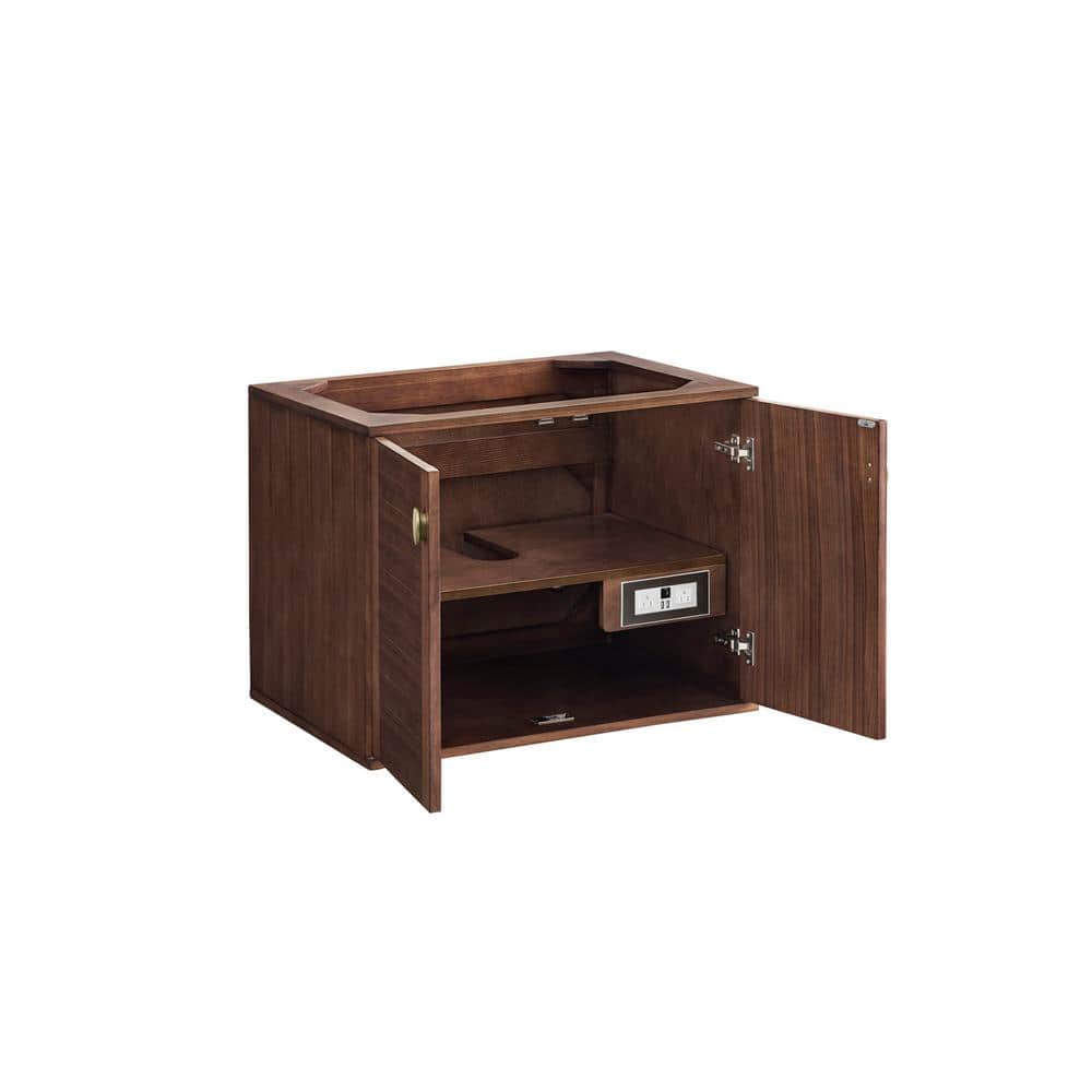 Amberly 30" Walnut Single Bathroom Vanity Base