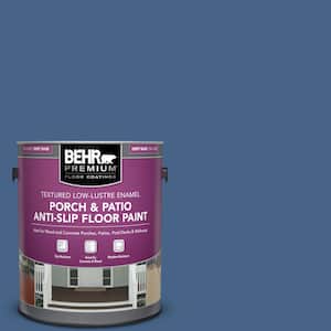 1 gal. #PPU15-04 Mosaic Blue Textured Low-Lustre Enamel Interior/Exterior Porch and Patio Anti-Slip Floor Paint