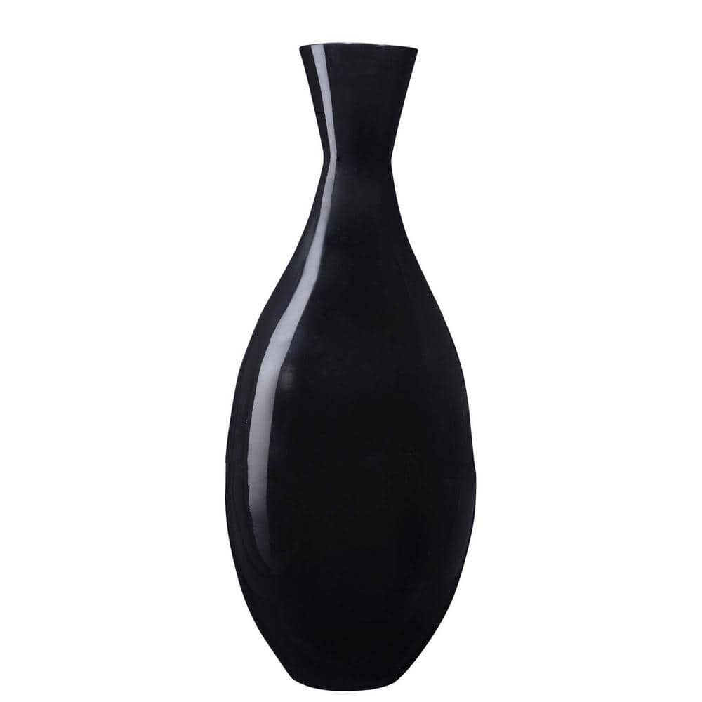 Villacera 24-in. Tall Bamboo Floor Vase, Black 83-DEC7064 - The Home Depot