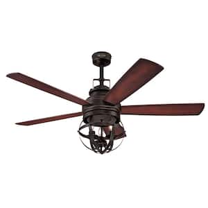 Stella Mira 52 in. Indoor Oil Rubbed Bronze Ceiling Fan with Remote Control