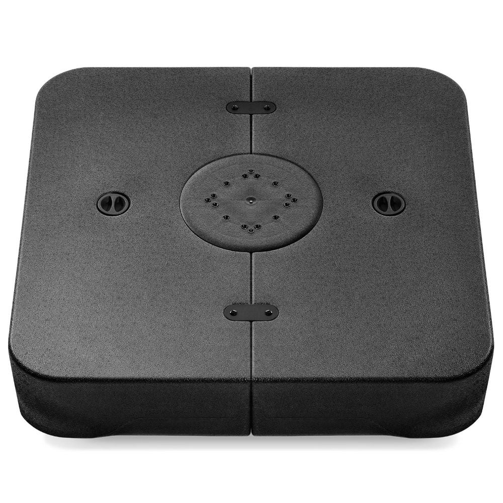 330 lb. Fillable Heavy-Duty Outdoor Cantilever Patio Umbrella Base with Easy-Fill Spouts in Black price history on PriceWatchPro