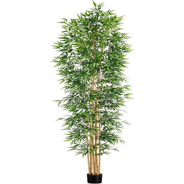 12ft. Artificial Bamboo Tree with Real Bamboo Trunks