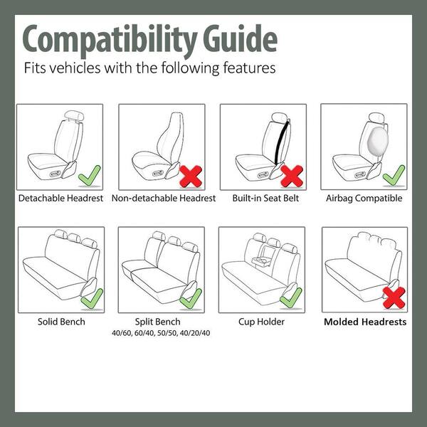 Repco's Rear Car Seat Covers Fitting Guide 